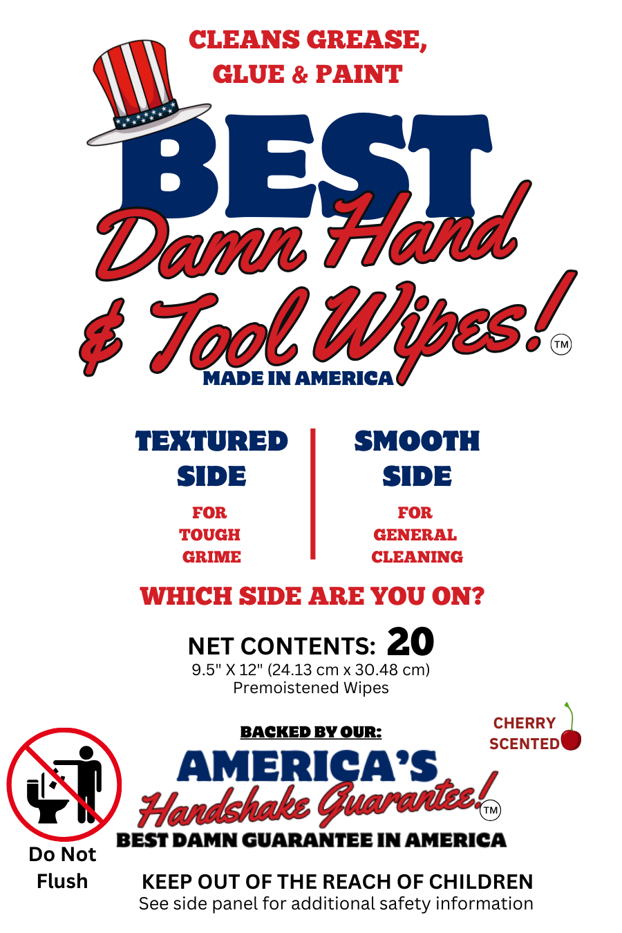 Best Damn Hand and Tool Wipes